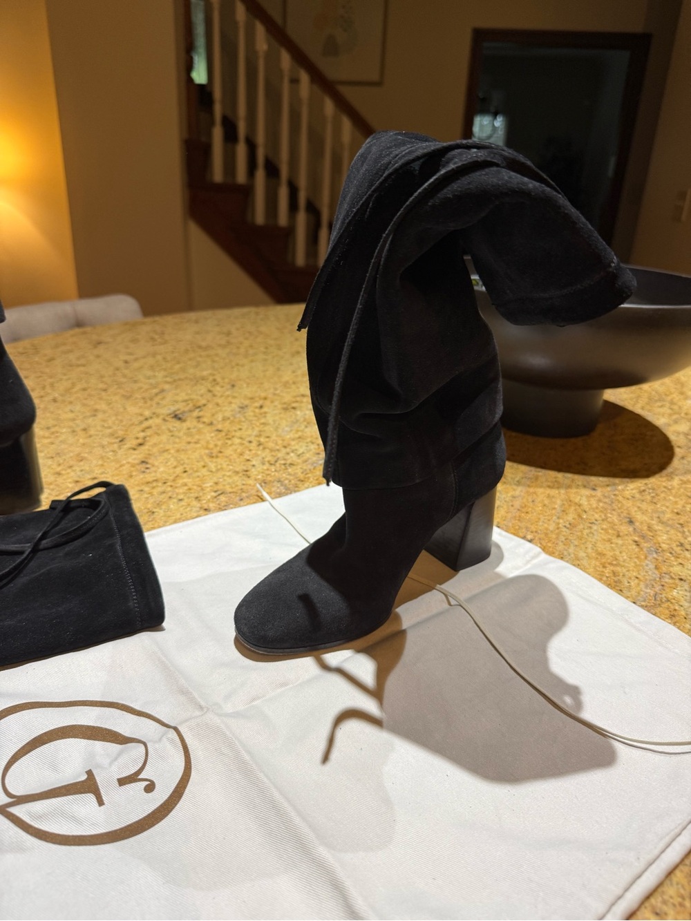 M Gemi Convertible Suede Boots